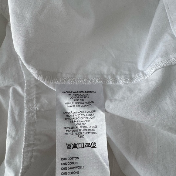 Anthropologie Somerset White Maxi Shirt Dress - Picture 5 of 5